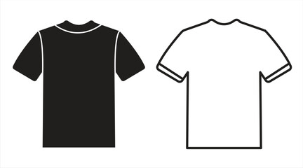 T-shirt icon, different style sign, for mobile concept and web design, short sleeve t-shirt vector icon, symbol, simple t-shirt, logo illustration, vector graphics, vector illustration.

