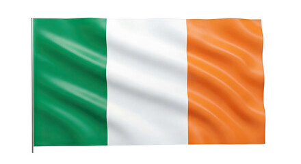Obraz premium Waving flag of Ireland