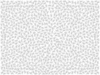 Fototapeta premium many ants. anthill on paper. coloring page with ants for children's leisure and drawing lessons. black and white background. ants on paper.