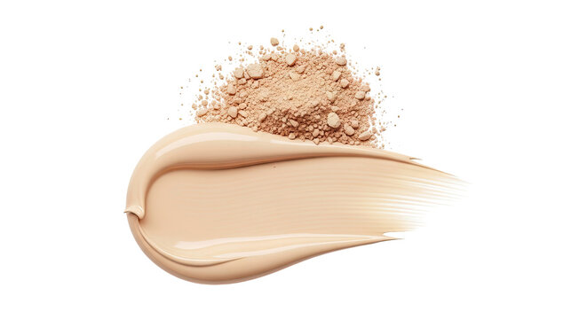 Foundation Swatch and Powder