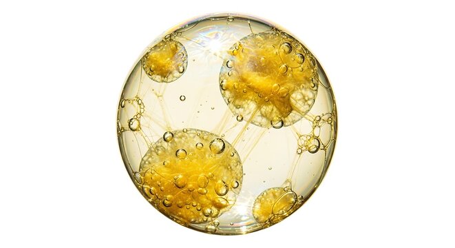 Volvox Algae Colony - Microscopic Spheres of Life in Aquatic Ecosystem.