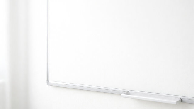 Whiteboard Close-Up in Bright Office or Classroom