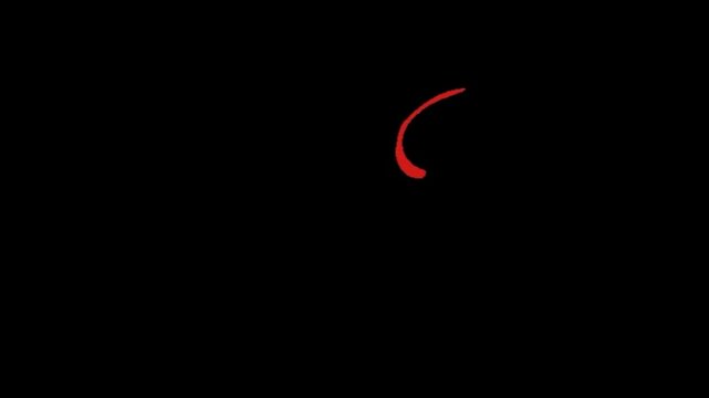 A red spiral arrow curves forward and backward, moving near and far through hot and cold.
