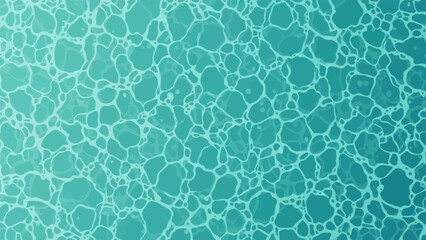 Obraz premium A vibrant turquoise water surface with light patterns