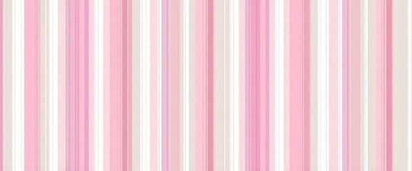 Obraz premium A vibrant, striped pattern featuring shades of pink and white, creating a lively and playful aesthetic.