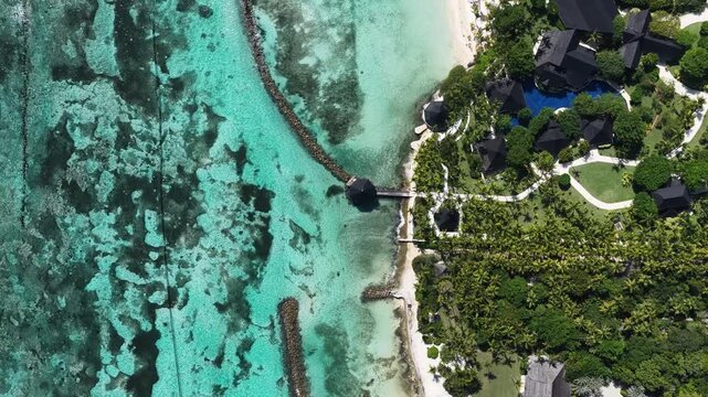 Punta Cana Skyline At Punta Cana In La Altagracia Dominican Republic. Caribbean Skyline. Beach Landscape. Nature Seascape. Punta Cana Skyline In Punta Cana In La Altagracia Dominican Republic.