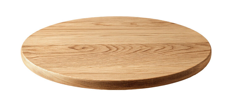 Round wooden cutting board