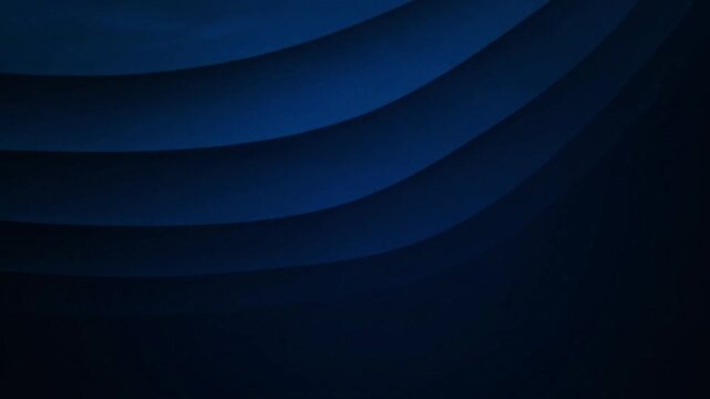 Dark blue gradient background with smooth curved lines