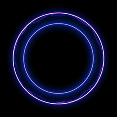 Obraz premium abstract blue circle background 