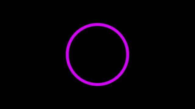 Bold white 321 GO! inside circle on transparent background,
