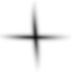 Soft Cross Shape Shadow Overlay for Minimal Product Presentation and Abstract Background Depth