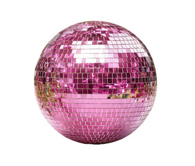 Pink disco ball