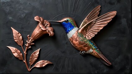 Obraz premium Hummingbird in flight