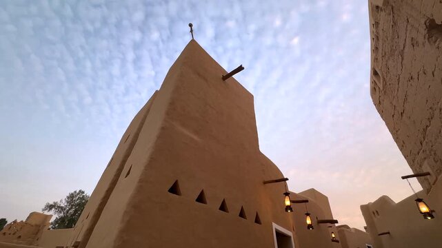 The ancient city of Diriyah, a World Heritage site in Riyadh, Saudi Arabia,
