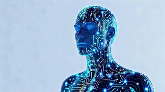 Humanoid robot with circuit design