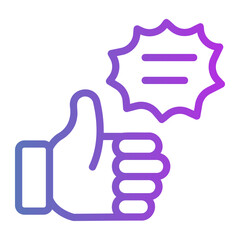 Obraz premium best deal Line Gradient Icon