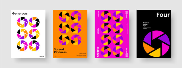 Obraz premium Creative Brochure Design. Modern Business Presentation Layout. Geometric Poster Template. Report. Background. Book Cover. Flyer. Banner. Pamphlet. Magazine. Newsletter. Journal. Notebook. Leaflet