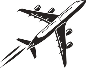 commercial-jet--aviation-symbol--white