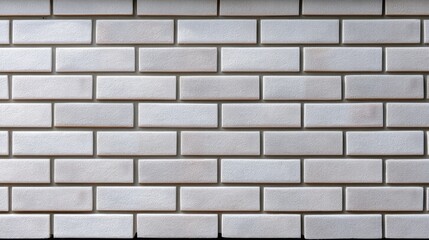 Fototapeta premium White Brick Wall Pattern with Textured Surface Ideal for Modern Interior Design and Home Renovation Projects
