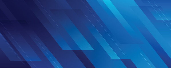 Abstract blue diagonal geometric with line modern technology background.