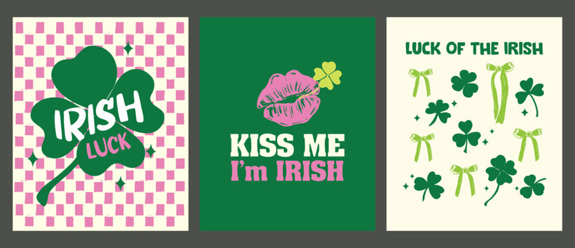 Shamrock Green St Patricks Day Celebration Set