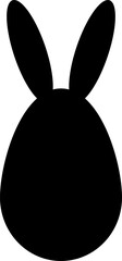 Happy Easter Egg Vector silhouette Art Spring Holiday Celebration