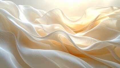 Obraz premium background — layered paper-cut style but rendered 