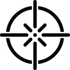 Target symbol for accuracy and focus in design