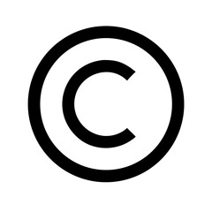 Copyright Icon Vector Illustration