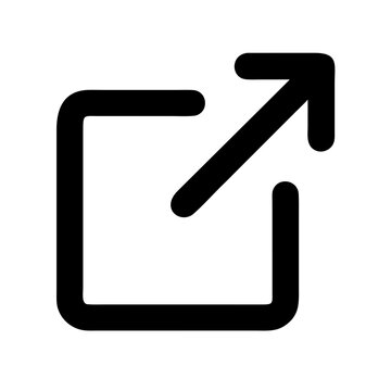 External Link Icon Vector Illustration