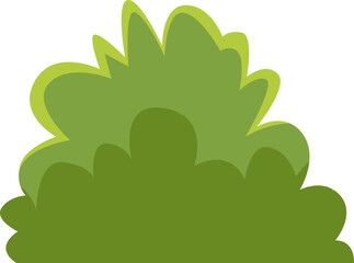 Obraz premium Grass Bushes Illustration