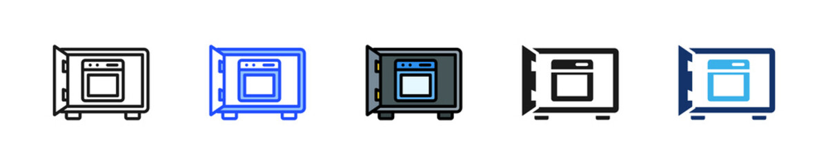 Data Vault Icon Collection With Multiple Styles