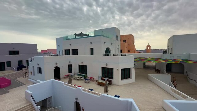 The Mina District Buildings in Doha, Qatar,