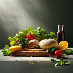 Fallback Stock Image Concept For Minimalist Food Photography and Healthy Eating