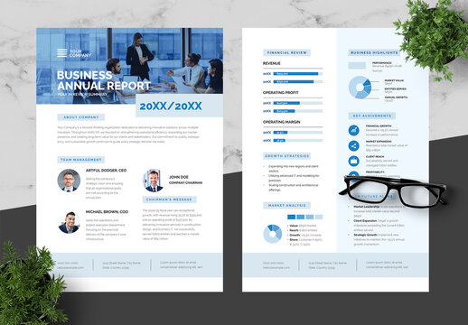 Blue And Black Annual Report