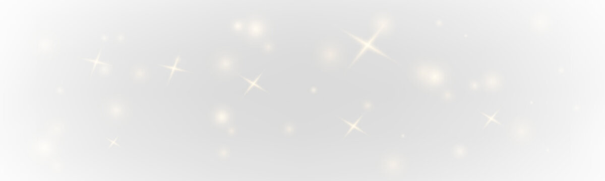 A soft golden sparkle stream flows gently, scattering luminous particles with warm radiant glow. A refined accent for elegant compositions. PNG