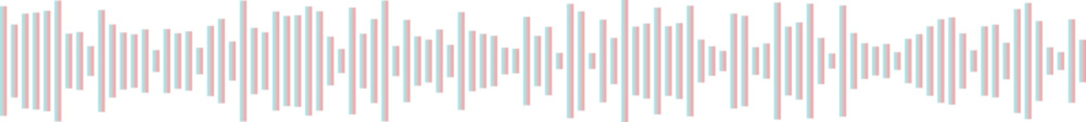 Obraz premium Abstract multi-color vertical lines waveform, sound visualization, audio signal graph, vibrant tech background