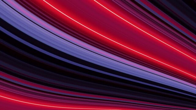 Colorful wave pattern flowing on background. Loop able shine line swirl texture animation