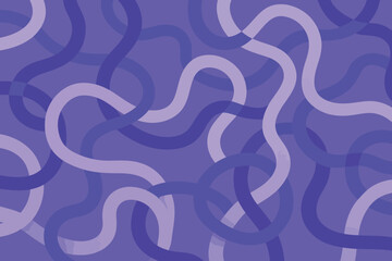 Fototapeta premium Abstract Serpentine Lines: A mesmerizing tapestry of serpentine lines in varying shades of purple dances across the visual field, creating an illusion of interconnectedness and dynamic movement.