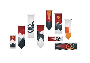 Collection of Various Ties with Unique Designs.