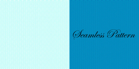 Subtle wavy seamless pattern in light and dark blue tones, ideal for backgrounds and textures isolated on transparent background, Vector