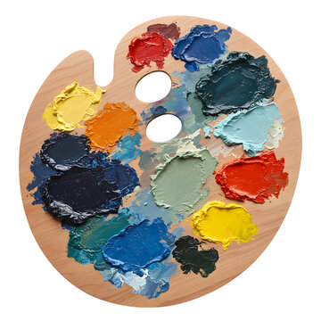 palette of paint