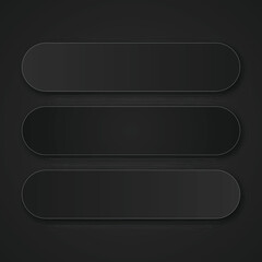 Obraz premium 3d oval signs, Large buttons, web buttons.