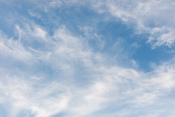 Fototapeta premium The sky is blue and cloudy