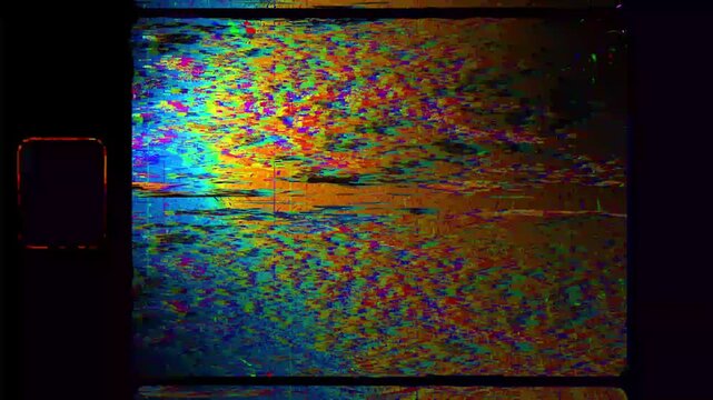 Vintage super 8mm movie film grain and light leak effect, 4K video	