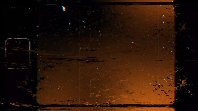 Vintage super 8mm movie film grain and light leak effect, 4K video	