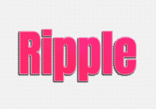Ripple Text Effect
