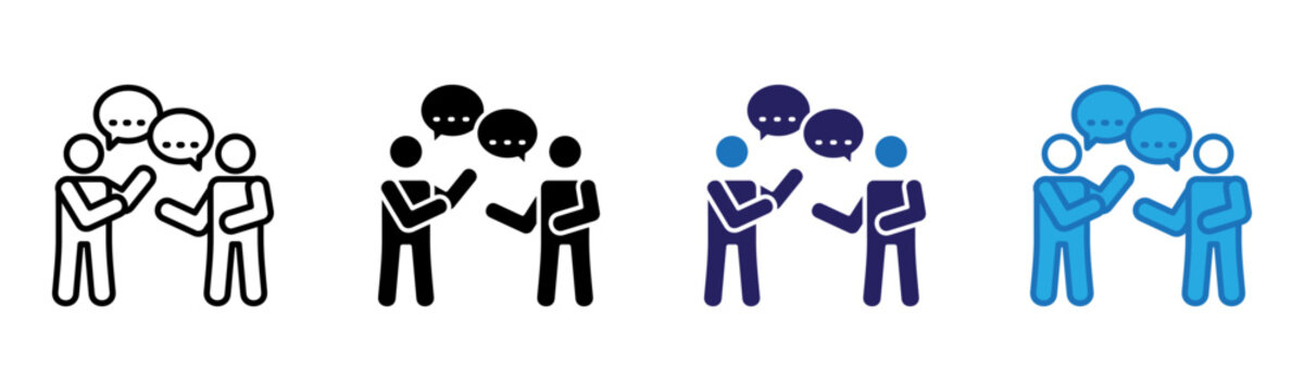 Introduction Icon Multi Style Vector Illustration