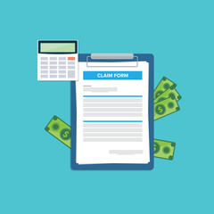 Insurance claim form