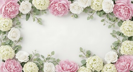 Delicate Floral Arrangement Peonies